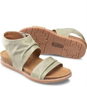 NEW COMFORTIVA women's gale sandal - wide in sage